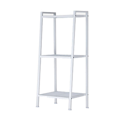 Contemporary Open Ladder Bookshelf Metal Vertical Bookshelf for Home 15.7"L x 13.8"W x 43.3"H White Clearhalo 'Bookcases' 'furn' 'furn_bookcases' 'Furniture' 'furniture_bookcases' 'Office Furniture' 5047894