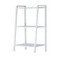 Contemporary Open Ladder Bookshelf Metal Vertical Bookshelf for Home 24"L x 14"W x 43"H White Clearhalo 'Bookcases' 'furn' 'furn_bookcases' 'Furniture' 'furniture_bookcases' 'Office Furniture' 5047895