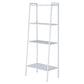 Contemporary Open Ladder Bookshelf Metal Vertical Bookshelf for Home 23.6"L x 13.8"W x 57.9"H White Clearhalo 'Bookcases' 'furn' 'furn_bookcases' 'Furniture' 'furniture_bookcases' 'Office Furniture' 5047897