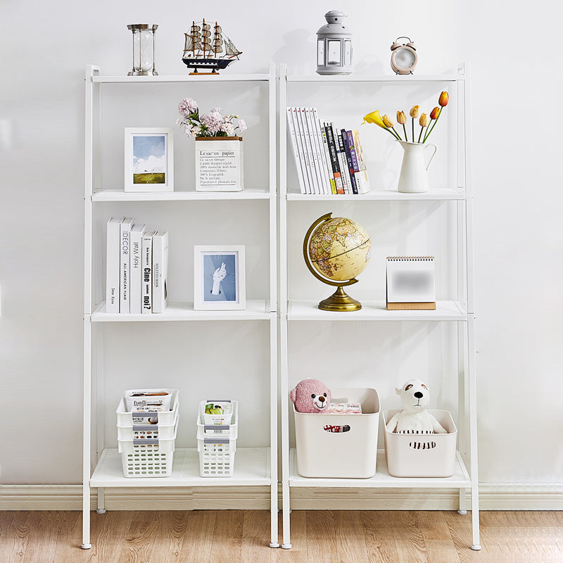 Contemporary Open Ladder Bookshelf Metal Vertical Bookshelf for Home Clearhalo 'Bookcases' 'furn' 'furn_bookcases' 'Furniture' 'furniture_bookcases' 'Office Furniture' 5047906