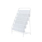 Metal Ladder Bookcase Scandinavian Style Closed Back Book Shelf Clearhalo 'Bookcases' 'furn' 'furn_bookcases' 'Furniture' 'furniture_bookcases' 'Office Furniture' 5047924