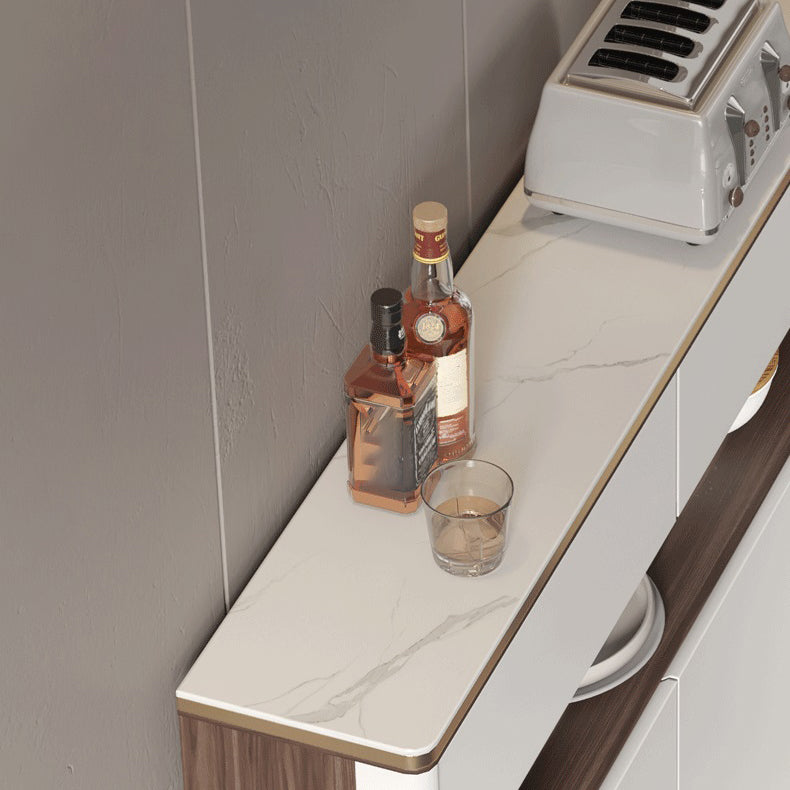 Wood Dining Room Sideboard Cabinet Glam Credenza with Storage and Drawer Clearhalo 'buffet_sideboard' 'Buffets & Sideboards' 'furn' 'furn_buffet_sideboard' 'Furniture' 'furniture_buffet_sideboard' 'Kitchen & Dining Furniture' 5047948