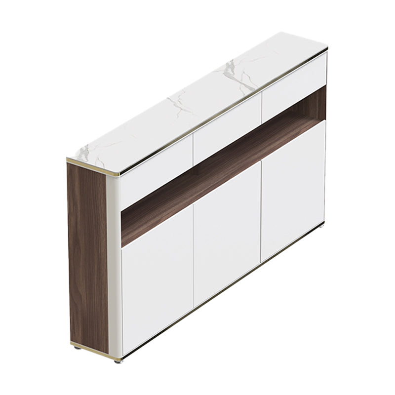 Wood Dining Room Sideboard Cabinet Glam Credenza with Storage and Drawer https: res.litfad.com site img item 2022 06 26 5047950 1200x1200.jpg Clearhalo 'buffet_sideboard' 'Buffets & Sideboards' 'furn' 'furn_buffet_sideboard' 'Furniture' 'furniture_buffet_sideboard' 'Kitchen & Dining Furniture' 5047950