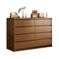 Engineered Wood Buffet Sideboard Modern Sideboard Cabinet with Drawers 47"L x 16"W x 41"H Walnut Clearhalo 'buffet_sideboard' 'Buffets & Sideboards' 'furn' 'furn_buffet_sideboard' 'Furniture' 'furniture_buffet_sideboard' 'Kitchen & Dining Furniture' 5047967