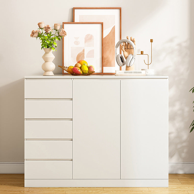 Engineered Wood Buffet Sideboard Modern Sideboard Cabinet with Drawers Clearhalo 'buffet_sideboard' 'Buffets & Sideboards' 'furn' 'furn_buffet_sideboard' 'Furniture' 'furniture_buffet_sideboard' 'Kitchen & Dining Furniture' 5047968