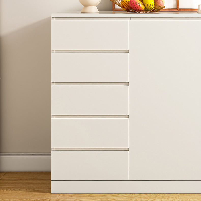 Engineered Wood Buffet Sideboard Modern Sideboard Cabinet with Drawers Clearhalo 'buffet_sideboard' 'Buffets & Sideboards' 'furn' 'furn_buffet_sideboard' 'Furniture' 'furniture_buffet_sideboard' 'Kitchen & Dining Furniture' 5047974