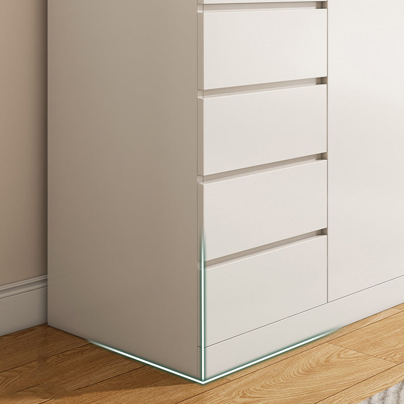 Engineered Wood Buffet Sideboard Modern Sideboard Cabinet with Drawers Clearhalo 'buffet_sideboard' 'Buffets & Sideboards' 'furn' 'furn_buffet_sideboard' 'Furniture' 'furniture_buffet_sideboard' 'Kitchen & Dining Furniture' 5047976