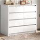 Engineered Wood Buffet Sideboard Modern Sideboard Cabinet with Drawers 35"L x 16"W x 41"H White Clearhalo 'buffet_sideboard' 'Buffets & Sideboards' 'furn' 'furn_buffet_sideboard' 'Furniture' 'furniture_buffet_sideboard' 'Kitchen & Dining Furniture' 5047980
