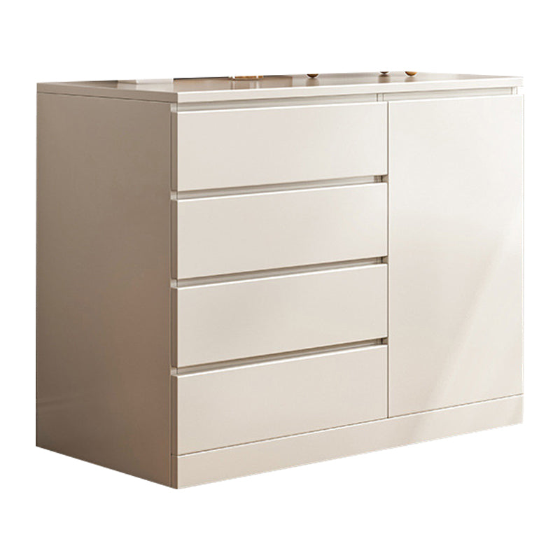 Engineered Wood Buffet Sideboard Modern Sideboard Cabinet with Drawers 39"L x 16"W x 35"H White Clearhalo 'buffet_sideboard' 'Buffets & Sideboards' 'furn' 'furn_buffet_sideboard' 'Furniture' 'furniture_buffet_sideboard' 'Kitchen & Dining Furniture' 5047983