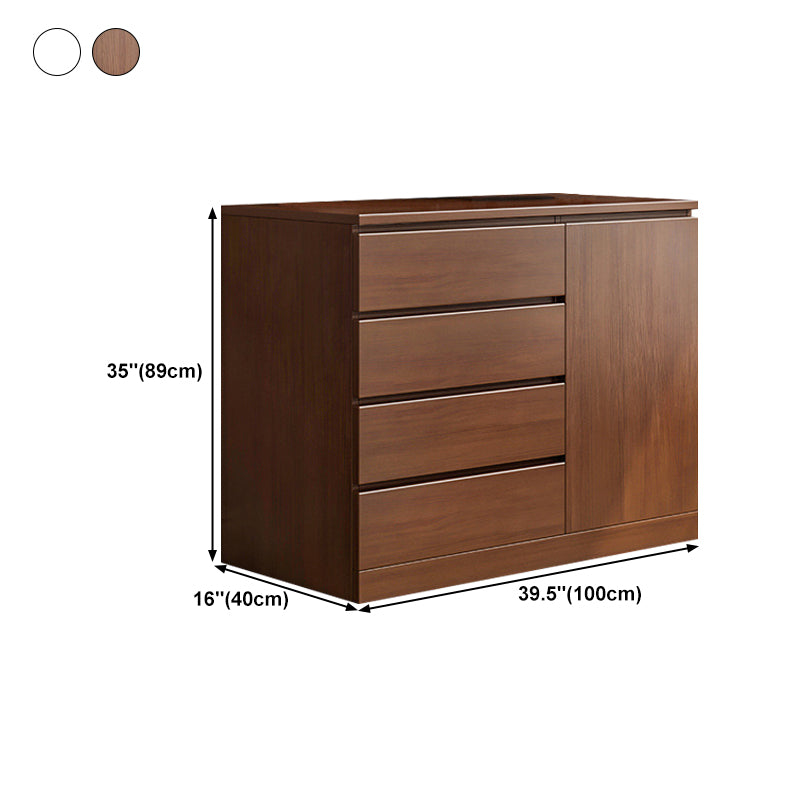 Engineered Wood Buffet Sideboard Modern Sideboard Cabinet with Drawers Clearhalo 'buffet_sideboard' 'Buffets & Sideboards' 'furn' 'furn_buffet_sideboard' 'Furniture' 'furniture_buffet_sideboard' 'Kitchen & Dining Furniture' 5047986