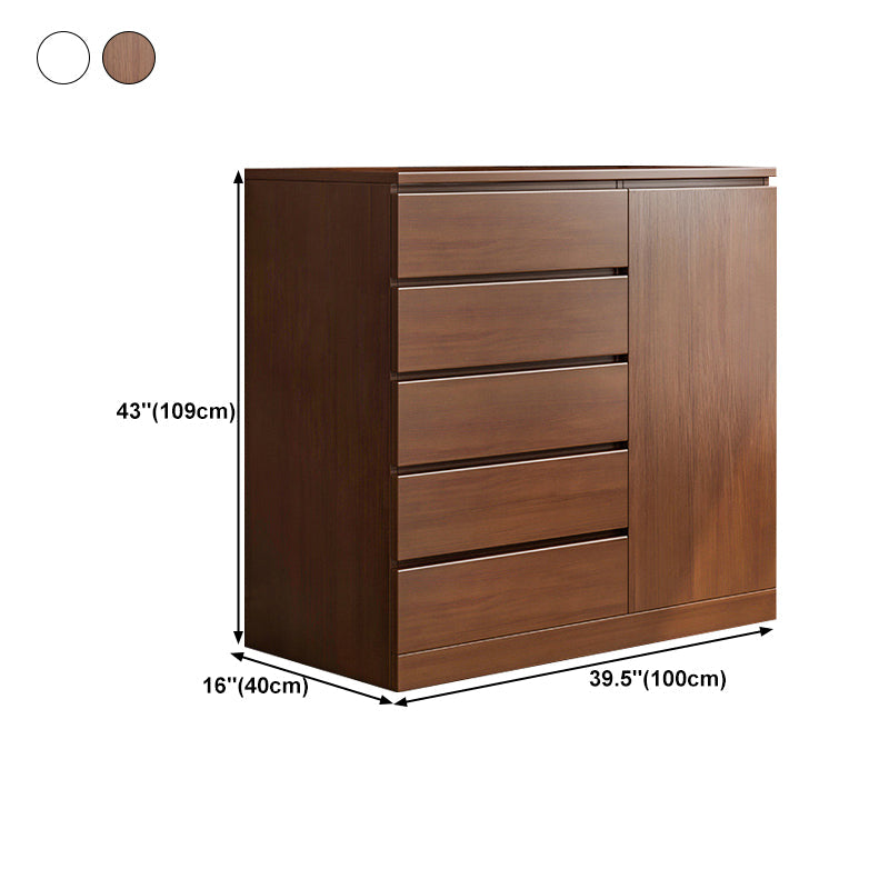 Engineered Wood Buffet Sideboard Modern Sideboard Cabinet with Drawers Clearhalo 'buffet_sideboard' 'Buffets & Sideboards' 'furn' 'furn_buffet_sideboard' 'Furniture' 'furniture_buffet_sideboard' 'Kitchen & Dining Furniture' 5047987