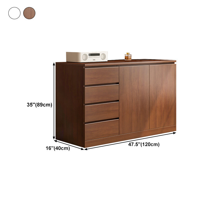 Engineered Wood Buffet Sideboard Modern Sideboard Cabinet with Drawers Clearhalo 'buffet_sideboard' 'Buffets & Sideboards' 'furn' 'furn_buffet_sideboard' 'Furniture' 'furniture_buffet_sideboard' 'Kitchen & Dining Furniture' 5047988