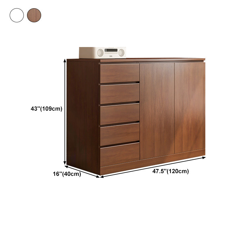 Engineered Wood Buffet Sideboard Modern Sideboard Cabinet with Drawers Clearhalo 'buffet_sideboard' 'Buffets & Sideboards' 'furn' 'furn_buffet_sideboard' 'Furniture' 'furniture_buffet_sideboard' 'Kitchen & Dining Furniture' 5047989