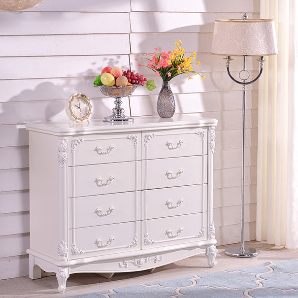 Modern Style Engineered Wood Buffet Sideboard White Buffet Server for Dining Room Clearhalo 'buffet_sideboard' 'Buffets & Sideboards' 'furn' 'furn_buffet_sideboard' 'Furniture' 'furniture_buffet_sideboard' 'Kitchen & Dining Furniture' 5048025