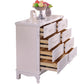 Modern Style Engineered Wood Buffet Sideboard White Buffet Server for Dining Room Clearhalo 'buffet_sideboard' 'Buffets & Sideboards' 'furn' 'furn_buffet_sideboard' 'Furniture' 'furniture_buffet_sideboard' 'Kitchen & Dining Furniture' 5048027