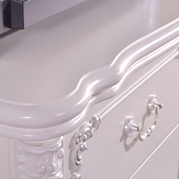 Modern Style Engineered Wood Buffet Sideboard White Buffet Server for Dining Room Clearhalo 'buffet_sideboard' 'Buffets & Sideboards' 'furn' 'furn_buffet_sideboard' 'Furniture' 'furniture_buffet_sideboard' 'Kitchen & Dining Furniture' 5048030