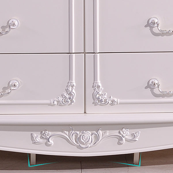 Modern Style Engineered Wood Buffet Sideboard White Buffet Server for Dining Room Clearhalo 'buffet_sideboard' 'Buffets & Sideboards' 'furn' 'furn_buffet_sideboard' 'Furniture' 'furniture_buffet_sideboard' 'Kitchen & Dining Furniture' 5048031