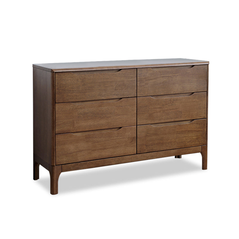 Modern Rubberwood Solid Wood Buffet Sideboard 15.7"D Dining Room Buffet Server with Drawer Clearhalo 'buffet_sideboard' 'Buffets & Sideboards' 'furn' 'furn_buffet_sideboard' 'Furniture' 'furniture_buffet_sideboard' 'Kitchen & Dining Furniture' 5048052
