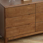 Modern Rubberwood Solid Wood Buffet Sideboard 15.7"D Dining Room Buffet Server with Drawer Clearhalo 'buffet_sideboard' 'Buffets & Sideboards' 'furn' 'furn_buffet_sideboard' 'Furniture' 'furniture_buffet_sideboard' 'Kitchen & Dining Furniture' 5048054