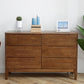 Modern Rubberwood Solid Wood Buffet Sideboard 15.7"D Dining Room Buffet Server with Drawer Clearhalo 'buffet_sideboard' 'Buffets & Sideboards' 'furn' 'furn_buffet_sideboard' 'Furniture' 'furniture_buffet_sideboard' 'Kitchen & Dining Furniture' 5048060