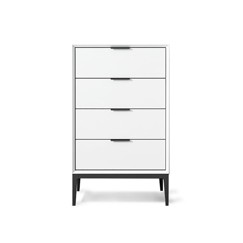 Modern Style Sideboard with Wooden Drawers and Storage for Living Room White 24"L x 16"W x 39"H Clearhalo 'buffet_sideboard' 'Buffets & Sideboards' 'Furniture' 'furniture_buffet_sideboard' 'Kitchen & Dining Furniture' 5048068