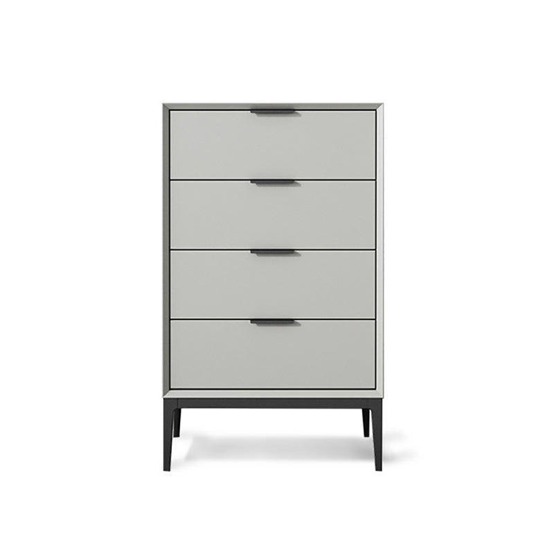 Modern Style Sideboard with Wooden Drawers and Storage for Living Room Grey 24"L x 16"W x 39"H Clearhalo 'buffet_sideboard' 'Buffets & Sideboards' 'Furniture' 'furniture_buffet_sideboard' 'Kitchen & Dining Furniture' 5048072