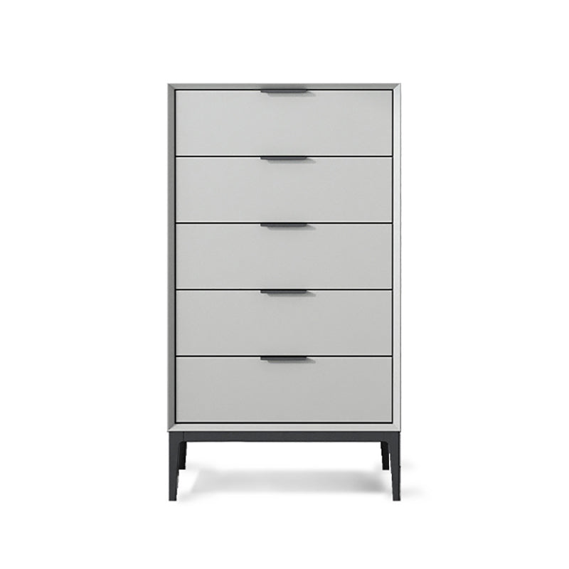 Modern Style Sideboard with Wooden Drawers and Storage for Living Room Grey 21"L x 16"W x 33"H Clearhalo 'buffet_sideboard' 'Buffets & Sideboards' 'Furniture' 'furniture_buffet_sideboard' 'Kitchen & Dining Furniture' 5048073