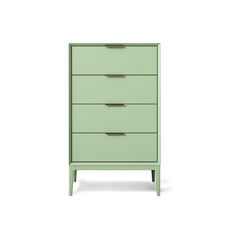 Modern Style Sideboard with Wooden Drawers and Storage for Living Room Green 24"L x 16"W x 39"H Clearhalo 'buffet_sideboard' 'Buffets & Sideboards' 'Furniture' 'furniture_buffet_sideboard' 'Kitchen & Dining Furniture' 5048079