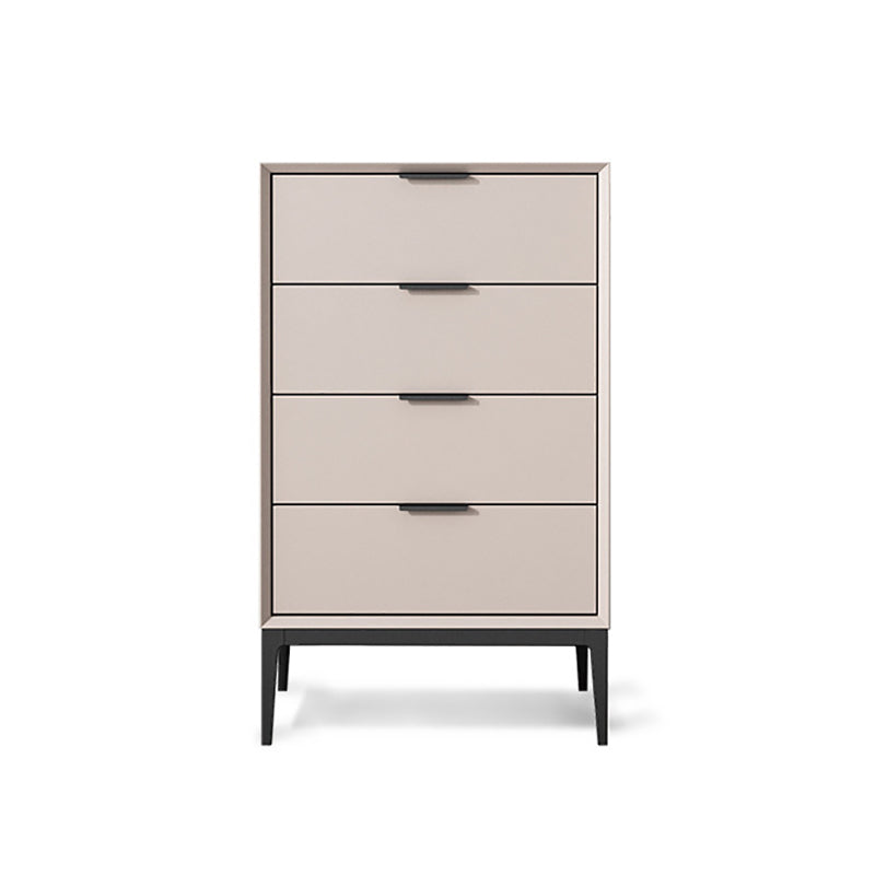 Modern Style Sideboard with Wooden Drawers and Storage for Living Room Light Khaki 24"L x 16"W x 39"H Clearhalo 'buffet_sideboard' 'Buffets & Sideboards' 'Furniture' 'furniture_buffet_sideboard' 'Kitchen & Dining Furniture' 5048084