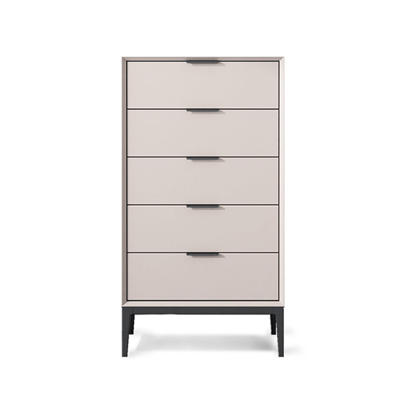 Modern Style Sideboard with Wooden Drawers and Storage for Living Room Light Khaki 21"L x 16"W x 33"H Clearhalo 'buffet_sideboard' 'Buffets & Sideboards' 'Furniture' 'furniture_buffet_sideboard' 'Kitchen & Dining Furniture' 5048086