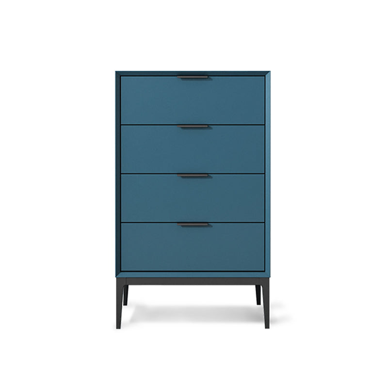 Modern Style Sideboard with Wooden Drawers and Storage for Living Room Blue 24"L x 16"W x 39"H Clearhalo 'buffet_sideboard' 'Buffets & Sideboards' 'Furniture' 'furniture_buffet_sideboard' 'Kitchen & Dining Furniture' 5048091