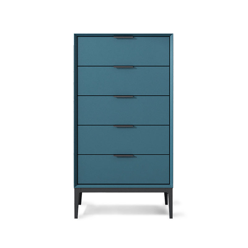 Modern Style Sideboard with Wooden Drawers and Storage for Living Room Blue 21"L x 16"W x 33"H Clearhalo 'buffet_sideboard' 'Buffets & Sideboards' 'Furniture' 'furniture_buffet_sideboard' 'Kitchen & Dining Furniture' 5048092