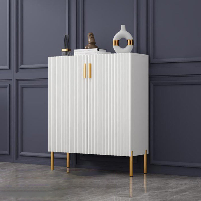 38-inch Height Kitchen Server Light Luxury Buffet Server for Living Room White Clearhalo 'buffet_sideboard' 'Buffets & Sideboards' 'furn' 'furn_buffet_sideboard' 'Furniture' 'furniture_buffet_sideboard' 'Kitchen & Dining Furniture' 5048099