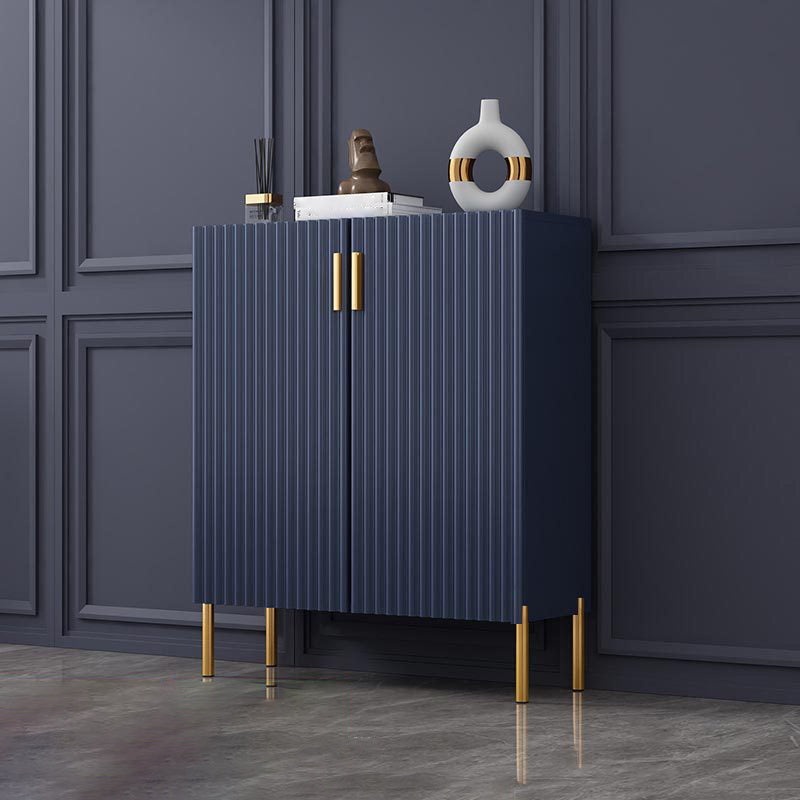 38-inch Height Kitchen Server Light Luxury Buffet Server for Living Room Blue Clearhalo 'buffet_sideboard' 'Buffets & Sideboards' 'furn' 'furn_buffet_sideboard' 'Furniture' 'furniture_buffet_sideboard' 'Kitchen & Dining Furniture' 5048103