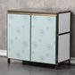 Modern White Metal Sideboard Tempered Glass Doors Cabinets Dining Server for Living Room Clearhalo 'buffet_sideboard' 'Buffets & Sideboards' 'furn' 'furn_buffet_sideboard' 'Furniture' 'furniture_buffet_sideboard' 'Kitchen & Dining Furniture' 5048139