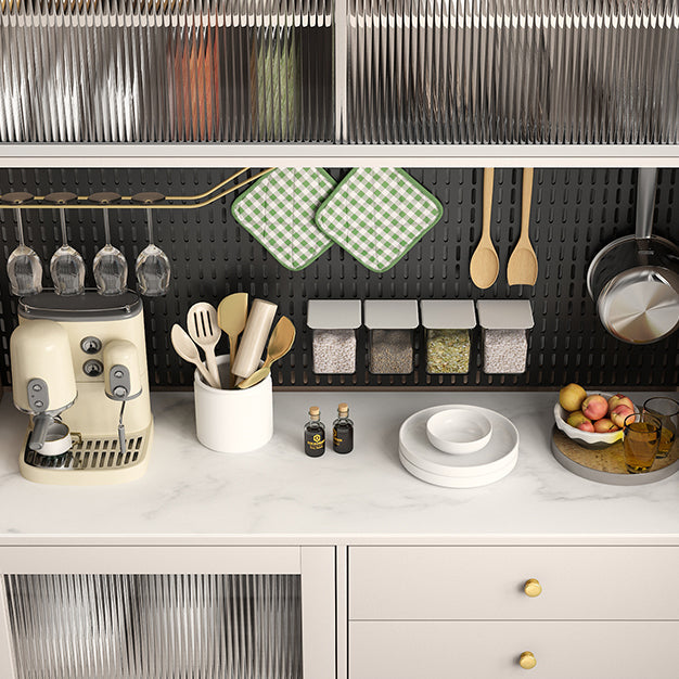 Living Room Dining Buffet Modern Stone and Engineered Wood Buffet Sideboard Clearhalo 'buffet_sideboard' 'Buffets & Sideboards' 'furn' 'furn_buffet_sideboard' 'Furniture' 'furniture_buffet_sideboard' 'Kitchen & Dining Furniture' 5048159