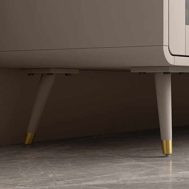 Living Room Dining Buffet Modern Stone and Engineered Wood Buffet Sideboard Clearhalo 'buffet_sideboard' 'Buffets & Sideboards' 'furn' 'furn_buffet_sideboard' 'Furniture' 'furniture_buffet_sideboard' 'Kitchen & Dining Furniture' 5048162