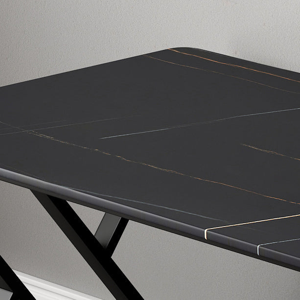 Home Office Sled Writing Desk Modern Style Stone Writing Desk Clearhalo 'furn' 'furn_office_desk' 'Furniture' 'furniture_office_desk' 'Office Desks' 'Office Furniture' 'office_desk' 5048220