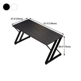 Home Office Sled Writing Desk Modern Style Stone Writing Desk Clearhalo 'furn' 'furn_office_desk' 'Furniture' 'furniture_office_desk' 'Office Desks' 'Office Furniture' 'office_desk' 5048228