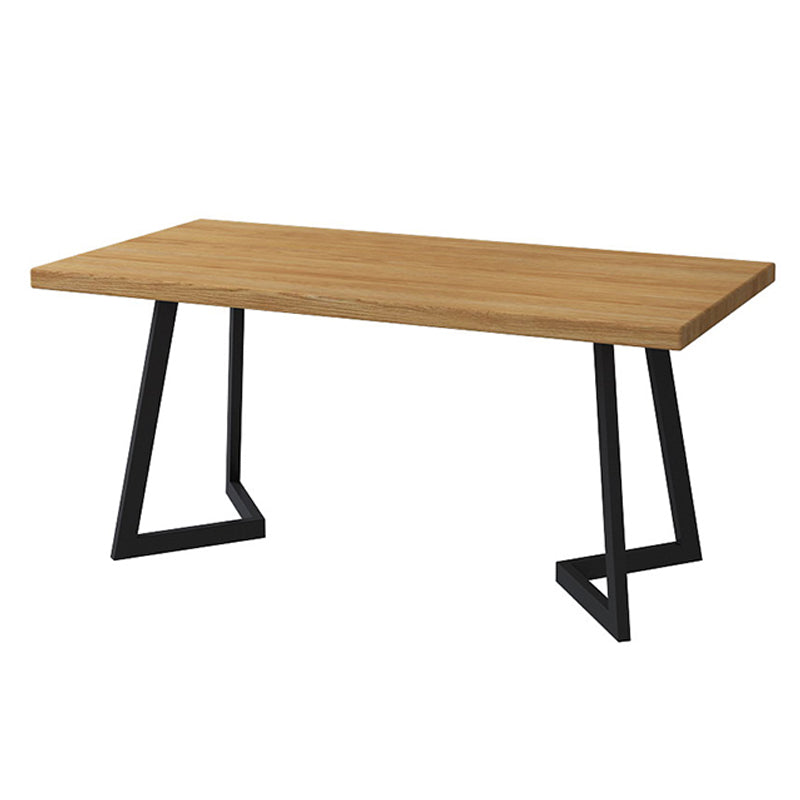 Industrial Style Office Desk Solid Wood Rectangular Home Desk Clearhalo 'furn' 'furn_office_desk' 'Furniture' 'furniture_office_desk' 'Office Desks' 'Office Furniture' 'office_desk' 5048236