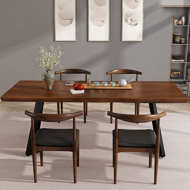 Solid Wood Study Table Home Office Industrial Free Form Writing Desk Clearhalo 'furn' 'furn_office_desk' 'Furniture' 'furniture_office_desk' 'Office Desks' 'Office Furniture' 'office_desk' 5048258