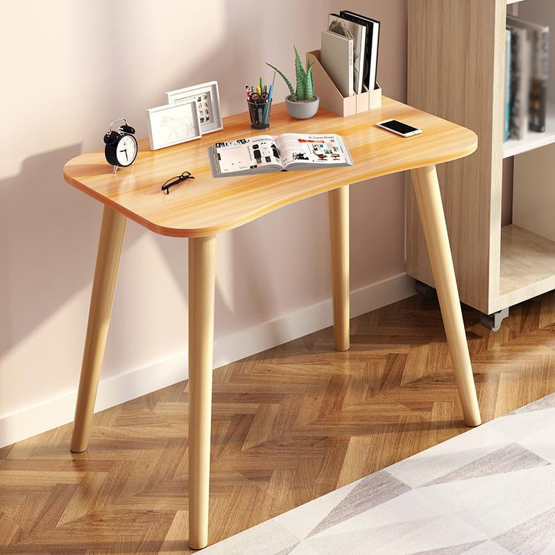 Wooden Home Writing Desk Modern Style Parsons Base Office Desk 28"L x 16"W x 28"H Wood Clearhalo 'furn' 'furn_office_desk' 'Furniture' 'furniture_office_desk' 'Office Desks' 'Office Furniture' 'office_desk' 5048272