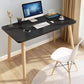Wooden Home Writing Desk Modern Style Parsons Base Office Desk Black Clearhalo 'furn' 'furn_office_desk' 'Furniture' 'furniture_office_desk' 'Office Desks' 'Office Furniture' 'office_desk' 5048274