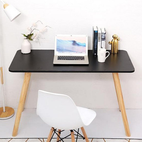 Wooden Home Writing Desk Modern Style Parsons Base Office Desk Clearhalo 'furn' 'furn_office_desk' 'Furniture' 'furniture_office_desk' 'Office Desks' 'Office Furniture' 'office_desk' 5048284