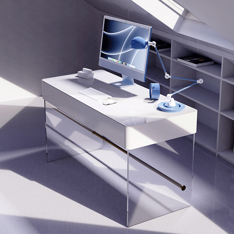 Wooden Rectangular Shape Work Table Luxury Style Writing Desk Clearhalo 'furn' 'furn_office_desk' 'Furniture' 'furniture_office_desk' 'Office Desks' 'Office Furniture' 'office_desk' 5048312