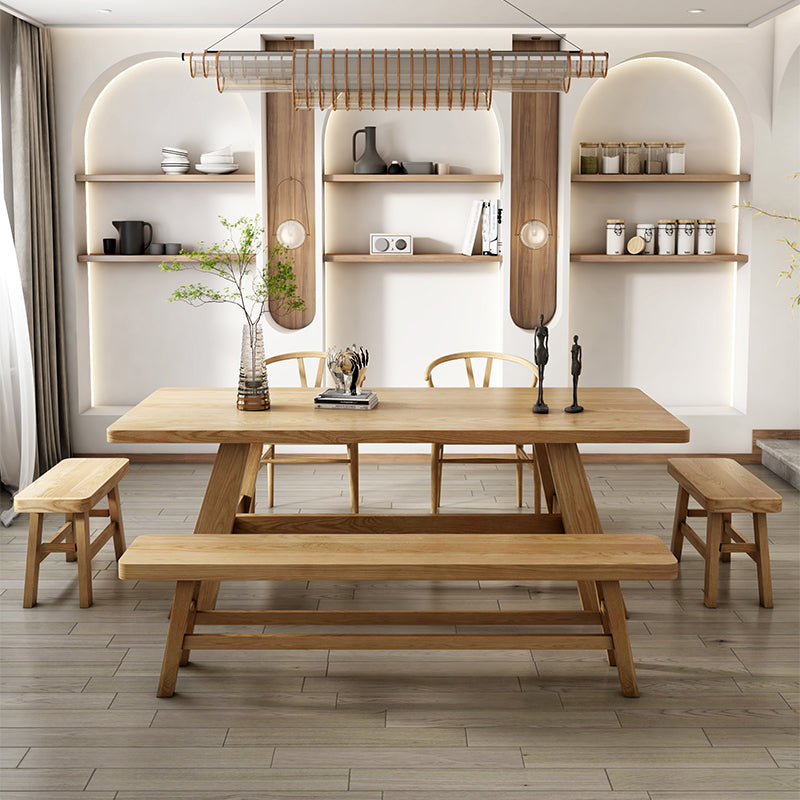 Modern Style Office Desk Solid Wood Trestle Desk for Home Use Clearhalo 'furn' 'furn_office_desk' 'Furniture' 'furniture_office_desk' 'Office Desks' 'Office Furniture' 'office_desk' 5048324