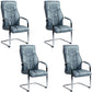 Faux Leather Task Chair Modern High Back Office Chair with Fixed Arms Blue 4 Piece Set Clearhalo 'furn' 'furn_office_chair' 'Furniture' 'furniture_office_chair' 'Office Chairs' 'Office Furniture' 'office_chair' 5048384