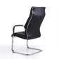 Faux Leather Task Chair Modern High Back Office Chair with Fixed Arms Clearhalo 'furn' 'furn_office_chair' 'Furniture' 'furniture_office_chair' 'Office Chairs' 'Office Furniture' 'office_chair' 5048394