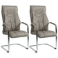 Faux Leather Task Chair Modern High Back Office Chair with Fixed Arms Gray 2 Piece Set Clearhalo 'furn' 'furn_office_chair' 'Furniture' 'furniture_office_chair' 'Office Chairs' 'Office Furniture' 'office_chair' 5048398