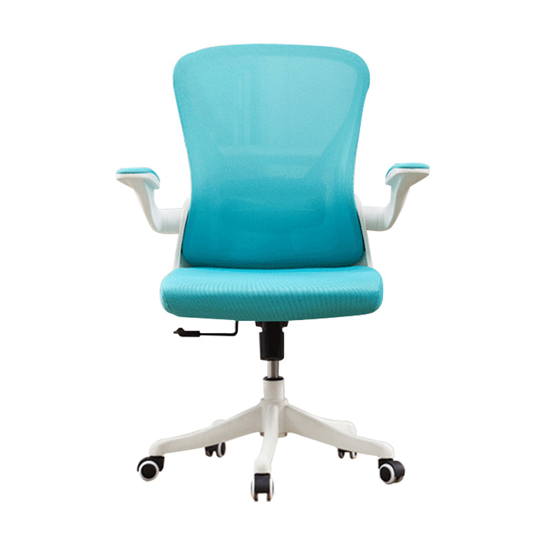 Modern Style Task Chair Adjustable Office Chair with Flip-Up Armrest Clearhalo 'furn' 'furn_office_chair' 'Furniture' 'furniture_office_chair' 'Office Chairs' 'Office Furniture' 'office_chair' 5048420
